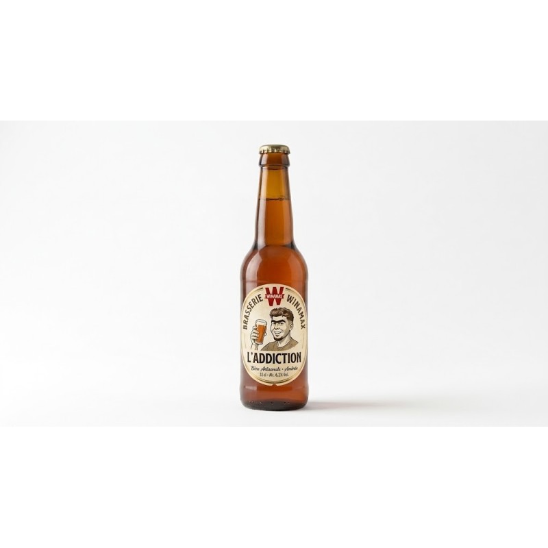 Brasserie WINAMAX, L'Addiction, bière ambrée