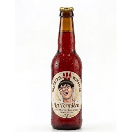 Brasserie WINAMAX, La Fermière, Bière Rubis